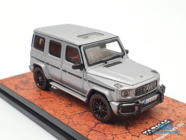 Xe Mô Hình Mercedes-AMG G63 1:64 Tarmac Works ( Xám Nhám )