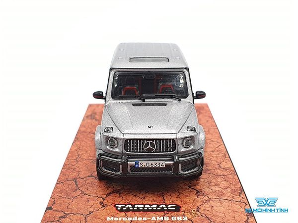 Xe Mô Hình Mercedes-AMG G63 1:64 Tarmac Works ( Xám Nhám )