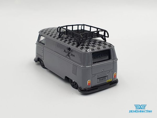 Xe Mô Hình Volkswagen T1 Panel Van Mean Streets 1:64 Schuco & Tarmac ( Xám )