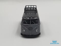 Xe Mô Hình Volkswagen T1 Panel Van Mean Streets 1:64 Schuco & Tarmac ( Xám )