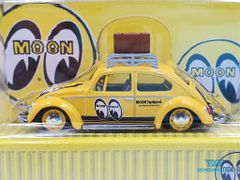 Xe Mô Hình VW Beetle Low Ride height MOONEYES 1:64 Tarmac Works ( Vàng )