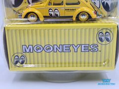 Xe Mô Hình VW Beetle Low Ride height MOONEYES 1:64 Tarmac Works ( Vàng )