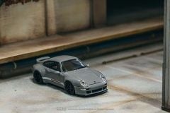Xe Mô Hình 993 Remastered By Gunther Werks Grey 1:64 Tarmac Works