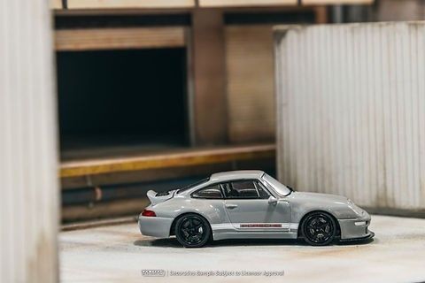 Xe Mô Hình 993 Remastered By Gunther Werks Grey 1:64 Tarmac Works