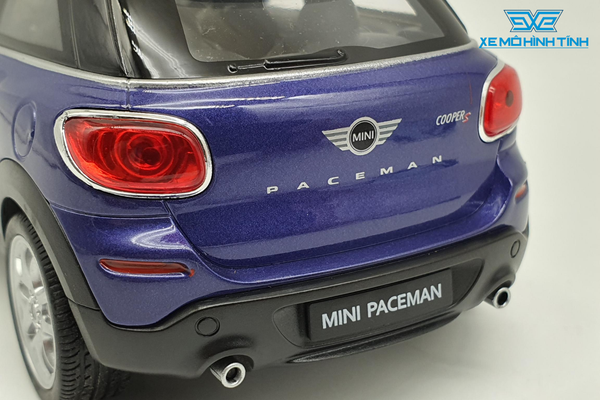 XE MÔ HÌNH MINI COOPER S PACEMAN 1:24 WELLY (XANH)