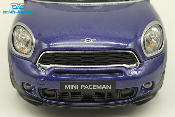 XE MÔ HÌNH MINI COOPER S PACEMAN 1:24 WELLY (XANH)