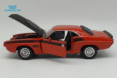 XE MÔ HÌNH DODGE CHALLENGER T/A 1:24 WELLY (ĐỎ)