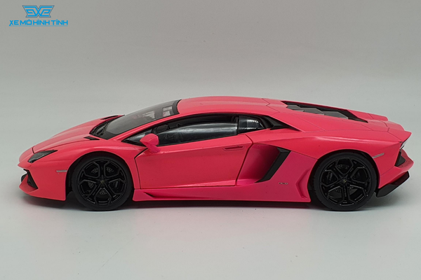 Xe Mô Hình Lamborghini Aventador Lp700 1:24 Welly (Hồng)