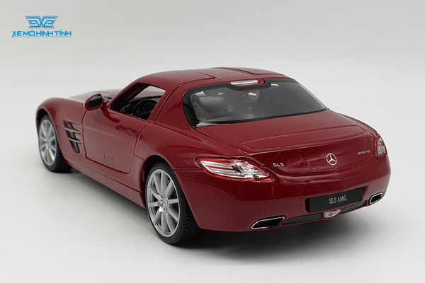 XE MÔ HÌNH MERCEDES-BENZ SLS 1:24 WELLY-FX (ĐỎ)