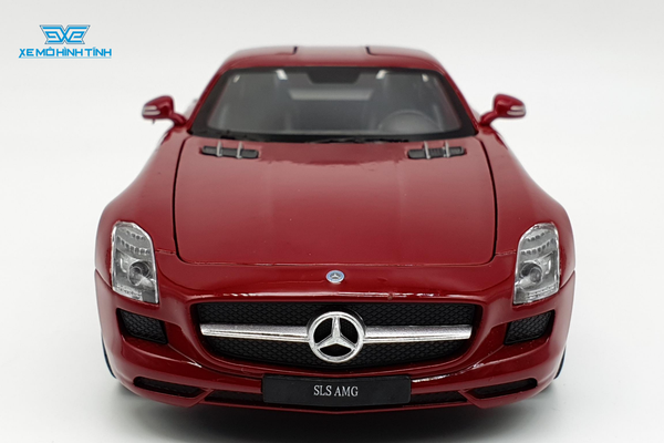 XE MÔ HÌNH MERCEDES-BENZ SLS 1:24 WELLY-FX (ĐỎ)