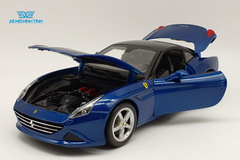 XE MÔ HÌNH FERRARI CALIFORNIA T 1:18 CLOSE TOP BBURAGO (XANH)