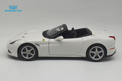 XE MÔ HÌNH FERRARI CALIFORNIA T SPIDER 1:18 BBURAGO (TRẮNG)