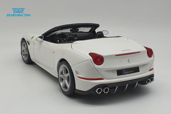 XE MÔ HÌNH FERRARI CALIFORNIA T SPIDER 1:18 BBURAGO (TRẮNG)