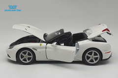 XE MÔ HÌNH FERRARI CALIFORNIA T SPIDER 1:18 BBURAGO (TRẮNG)