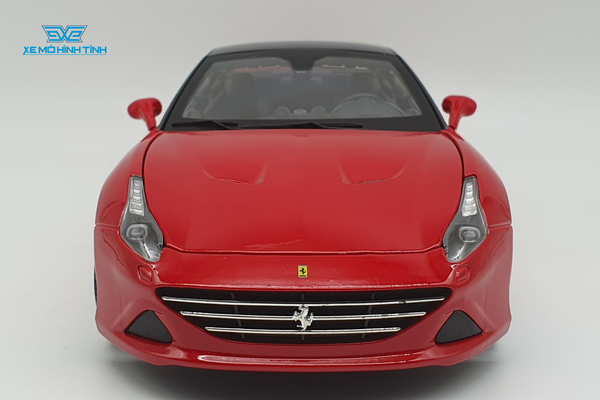 XE MÔ HÌNH FERRARI CALIFORNIA T 1:18 CLOSE TOP BBURAGO (ĐỎ)