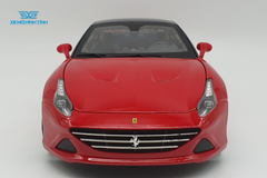 XE MÔ HÌNH FERRARI CALIFORNIA T 1:18 CLOSE TOP BBURAGO (ĐỎ)