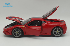 XE MÔ HÌNH FERRARI 458 SPECIAL 1:18 BBURAGO (ĐỎ)