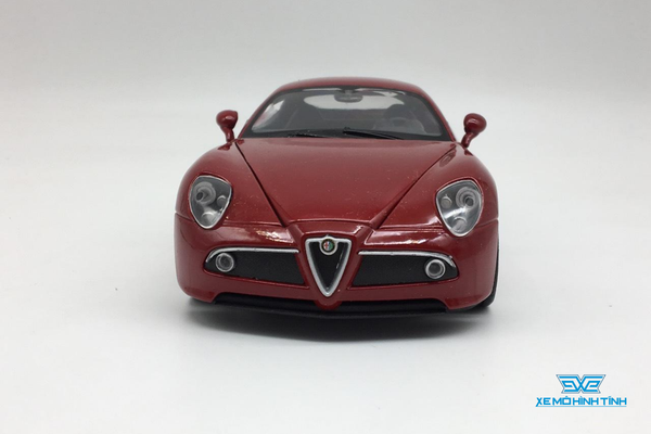 XE MÔ HÌNH ALFA ROMEO 8C COMPETIZIONE 1:24 WELLY (ĐỎ)