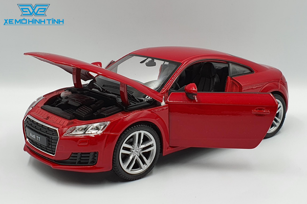 XE MÔ HÌNH AUDI TT COUPE 1:24 WELLY (ĐỎ)