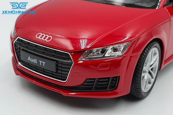 XE MÔ HÌNH AUDI TT COUPE 1:24 WELLY (ĐỎ)