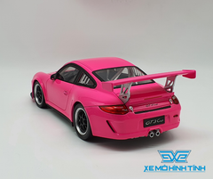 XE MÔ HÌNH PORSCHE 911 GT3 CUP 1:18 WELLY ( HỒNG )