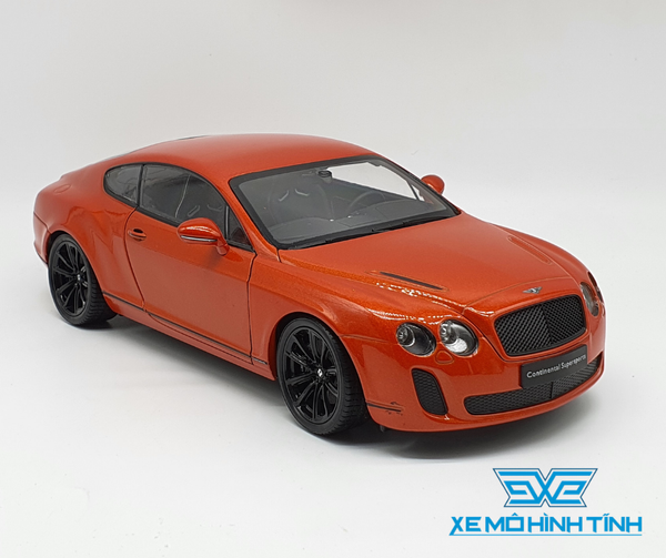 Xe Mô Hình Bentley Continental Gt 1:18 Welly-Fx (Cam)