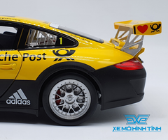 XE MÔ HÌNH PORSCHE 911 GT3 CUP 1:18 WELLY ( VÀNG )