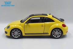 XE MÔ HÌNH VOLKSWAGEN BEETLE 2013 1:24 WELLY (VÀNG)