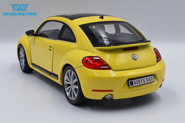 XE MÔ HÌNH VOLKSWAGEN BEETLE 2013 1:24 WELLY (VÀNG)