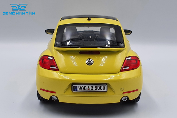 XE MÔ HÌNH VOLKSWAGEN BEETLE 2013 1:24 WELLY (VÀNG)