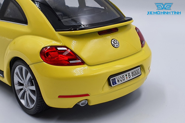 XE MÔ HÌNH VOLKSWAGEN BEETLE 2013 1:24 WELLY (VÀNG)