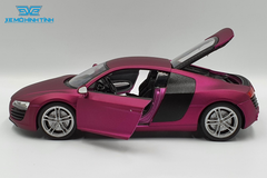 XE MÔ HÌNH AUDI R8 1:24 WELLY (TÍM)