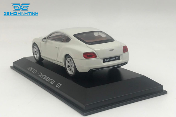 XE MÔ HÌNH BENTLEY CONTINENTAL GT 1:43 WELLY (TRẮNG)