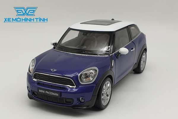 XE MÔ HÌNH MINI COOPER S PACEMAN 1:24 WELLY (XANH)