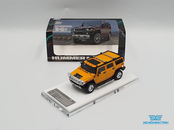 Xe Mô Hình Hummer H2 2008 1:64 Motor Helix ( Vàng )