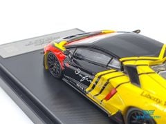 Xe Mô Hình Lamborghini Aventador Infinite LP700-4 1:64 Time Micro (Vàng Đen)