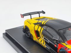 Xe Mô Hình Lamborghini Aventador Infinite LP700-4 1:64 Time Micro (Vàng Đen)