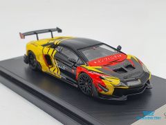 Xe Mô Hình Lamborghini Aventador Infinite LP700-4 1:64 Time Micro (Vàng Đen)