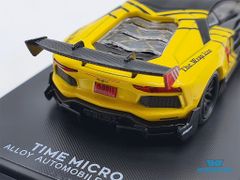 Xe Mô Hình Lamborghini Aventador Infinite LP700-4 1:64 Time Micro (Vàng Đen)