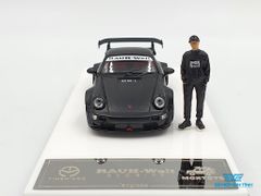 Xe Mô Hình Porsche Rauh-Welt Stella Artois 1:64 Time Micro x Moxtoys ( Đen )