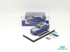 Xe Mô Hình Rolls Royce Culinan Mansory Có Kèm Figure 1:64 Time Model ( Xanh Mui Bạc )