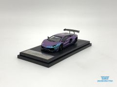 Xe Mô Hình Lamborghini Aventador LP700-4 LB Time Model 1:64 ( Tím biến màu )