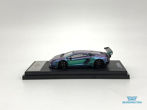 Xe Mô Hình Lamborghini Aventador LP700-4 LB Time Model 1:64 ( Tím biến màu )