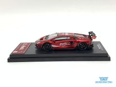 Xe Mô Hình Lamborghini Aventador Coca-Cola 1:64 Time Model ( Đỏ )