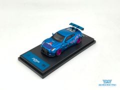 Xe Mô Hình Nissan Skyline GT-R R35 Nhật Núi Phú Sĩ Sakura 1:64 Time Model ( Xanh - Có Cản Gió)