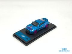 Xe Mô Hình Nissan Skyline GT-R R35 Nhật Núi Phú Sĩ Sakura 1:64 Time Model ( Xanh - Không Cản Gió)