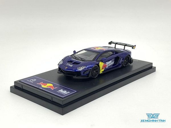 Xe Mô Hình Lamborghini Aventador Red Bull 1:64 TimeModel ( Red Bull )