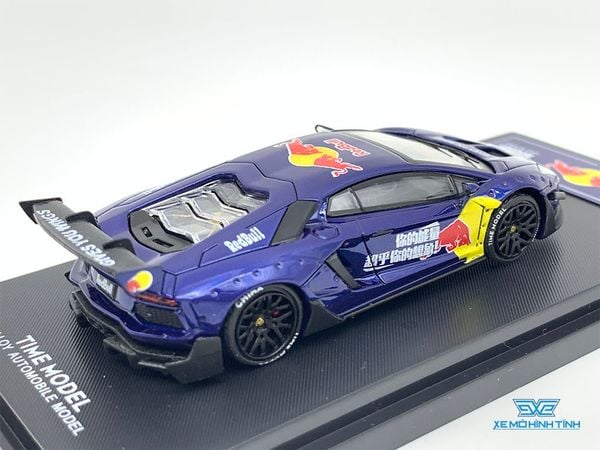 Xe Mô Hình Lamborghini Aventador Red Bull 1:64 TimeModel ( Red Bull )