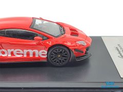 Xe Mô Hình Lamborghini Aventador Lp700-4 1:64 Time Micro ( Supreme Đỏ )