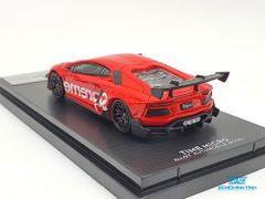 Xe Mô Hình Lamborghini Aventador Lp700-4 1:64 Time Micro ( Supreme Đỏ )